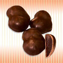 Мармелад малиновий<br>в шоколадній глазурі