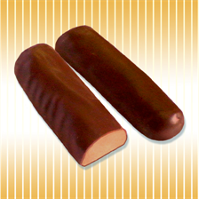 Candy bar "Milada" with cocoa in chocolate glaze